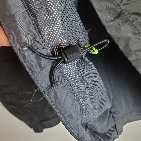 KOPPEN Small Windbreaker Black Hooded Full‎ zip Rain jacket - Picture 10 of 13